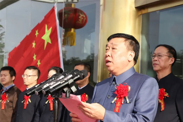 2021年振东集团董事长李安平在双庆活动现场