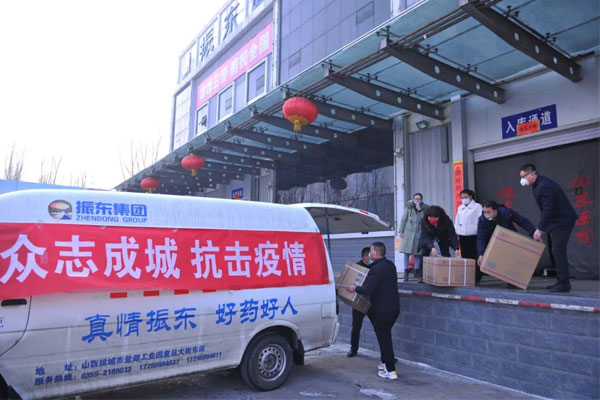 振东集团捐赠价值5800万药品抗击新冠