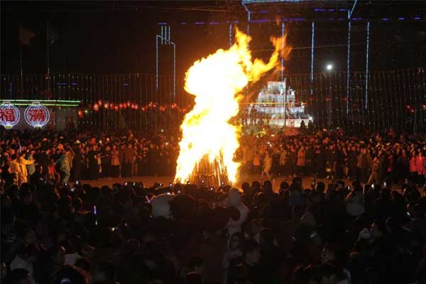 正月十五元宵夜的振东科技园