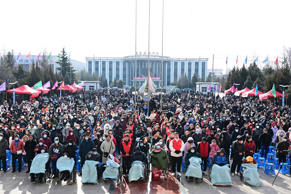 振东集团“冬助日”资助大会现场