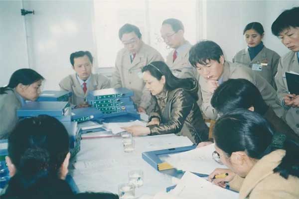 2002年GMP认证专家组对振东制药车间软件进行审核
