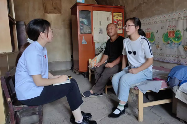 振东集团扶贫办走访